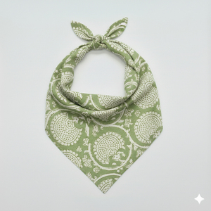 Foulard carré en coton motif floral héritage du Rajasthan pour femme, vente en gros, export - Product Image 3