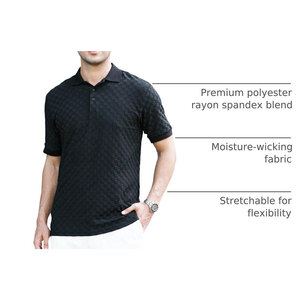 Polos de Golf con Sublimación Gráfica Completa, Logotipo Personalizado OEM, Venta al Por Mayor, para Hombre, Polo Casual de Manga Corta para Hombre - Product Image 3
