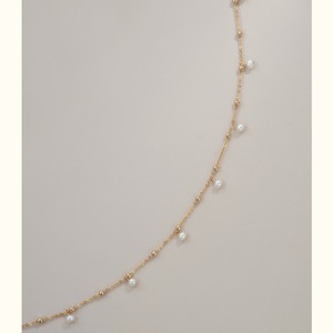 Collar de Perlas de Agua Dulce Naturales de Lujo Ligero de Alta Gama, Diseño de Nicho Versátil con Cadena Simple para Clavícula - Product Image 3