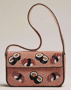 Sac à main brodé en coton fait main avec perles et broderie florale, sac à bandoulière d'été pour femme, idéal pour les soirées - Product Image 1