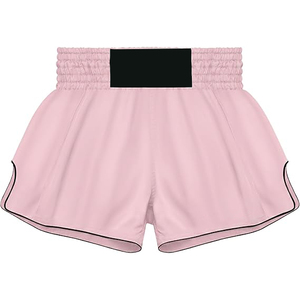 Pantalones Cortos de Boxeo de Algodón para Hombre, Negros, Corte Regular, Elásticos, Duraderos, Transpirables, de Secado Rápido, para Artes Marciales Mixtas, Talla Adulto, Delantero y Trasero - Product Image 1