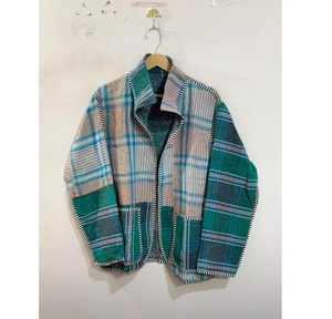 <b>Embroidered</b> Quilted Reversible Suzani <b>Jackets</b> <b>for</b> <b>Women</b> 100% Cotton Bohemian Handmade Floral Ethnic Design Fashion Statement - Product Image 1