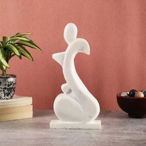 Abstract Face Sculpture Marble Modern Art Figurine Minimalist Statue Contemporary Home Decor Nordic Extravagant Tabletop Art - Product Image 6