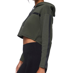 Sudaderas con Capucha Cortas para Mujer, Cómodas, en Stock, 100% Algodón, Estilo Urbano, Manga Larga, para Invierno, Venta al Por Mayor - Product Image 6