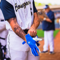 Guantes de Bateo de Béisbol Personalizables de Cuero Cabretta Premium con Cierre de Gancho y Bucle, Diseño de Dedos Completos, Ecológicos y Duraderos