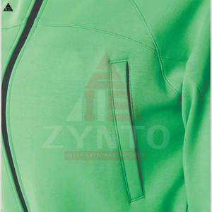 Hoodie de fitness pour femme, bleu marine, en mélange de coton, Private Basics, excellent matériau, prix abordable, meilleur hoodie de fitness OEM pour femme - Product Image 6