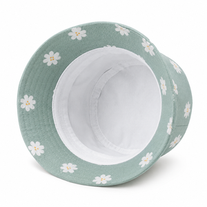 Custom Logo Mint Green Heat-Transfer Printed Adjustable Unisex Bucket <b>Hat</b>-Lightweight Breathable Comfortable Spring/<b>Summer</b> - Product Image 2