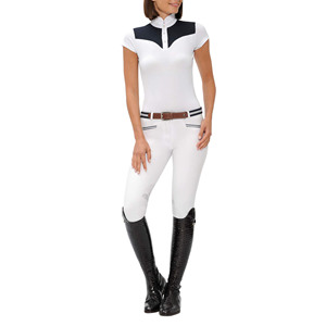 High Quality 4way Stretch Horse <b>Riding</b> Equestrian Shirt Top Base Layer Competition Show Shirt Polo Soft Feel Technical Fabric - Product Image 1