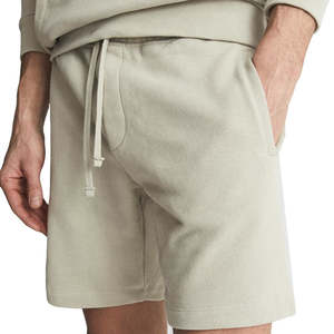 Pantalones Cortos Deportivos de Verano Personalizados para Hombre, de Algodón, para Fitness, Running, Transpirables, de Secado Rápido, Ecológicos, con Cierre de Cordón, Estilo Urbano - Product Image 1