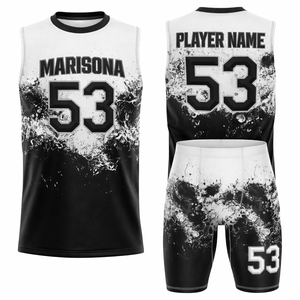 Ensemble d'uniformes de flag football personnalisés, fabricant OEM sous marque privée, maillot et short sublimés, séchage rapide, respirant, vêtements d'équipe - Product Image 2
