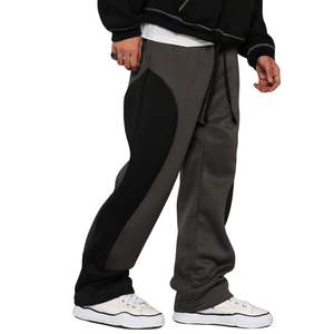 Pantalones de Hombre de Moda, Invierno, Gruesos, Antiarrugas, Mezcla de Algodón, Estilo Urbano, Pierna Ancha, Dos Tonos, Tallas Grandes - Product Image 3