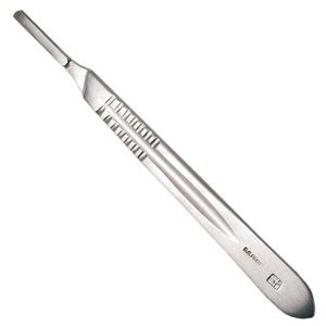 Mango de Bisturí Quirúrgico N.° 4 de Acero Inoxidable, Mango de Cuchillo Manual para Cirugía General, Instrumento de Clase I con Certificación CE - Product Image 6