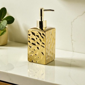 Elegante jabonera dorada y plateada, perfecta para guardar su jabón diario en baños o salas de baño, venta al por mayor desde India. - Product Image 2