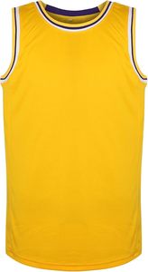 American <b>Flag</b> Embroidered Black Sleeveless Mesh Sports Jersey Yellow Trim Polyester Athletic for Top Lightweight Design for Men - Product Image 6