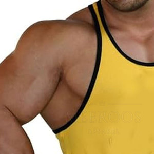 Débardeur Stringer Personnalisé avec Logo pour Hommes, Vêtements de Musculation, Vente en Gros, Débardeur Stringer en Coton de Haute Qualité - Product Image 5