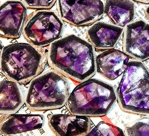 Premium Quality Handmade Oval Cut <b>Amethyst</b> Quartz Cabochons High Demand Loose Natural Gemstone Slice Very High Quality - Product Image 2