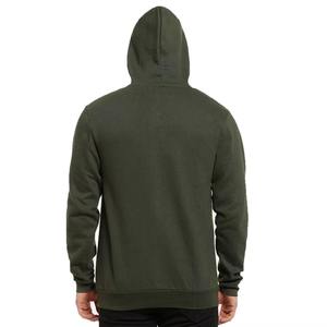 Vente en gros de sweats à capuche en coton molletonné vert olive de haute qualité pour hommes, style décontracté, vintage, respirant et léger pour hommes - Product Image 3