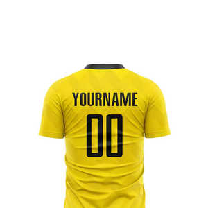 Uniforme de Fútbol Transpirable de Verano en Oferta, Conjunto de Manga Corta de Secado Rápido con Logotipo Personalizado Estampado, Ropa de Fútbol 100% Poliéster - Product Image 2