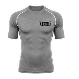 Rashguard MMA et BJJ personnalisé en gros, extensible dans quatre directions, taille sur mesure, avec ports d'aération et évacuation de l'humidité, fournisseur d'équipement, vente en gros - Product Image 1