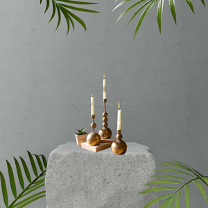 <b>Bulk</b> Supply Handcrafted Aluminum Cast Decorative <b>Candle</b> Stick Holders Sturdy <b>Candle</b> Holders for Sale From Indian Exporter - Product Image 3
