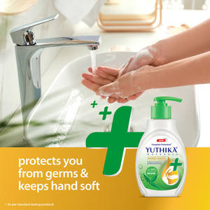 Yuthika Naturals 200ml liquide de lavage des mains au neem formule pH équilibrée pour une protection complète - Product Image 3