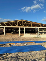 Eratek EC100.100, Estructura de Acero Ligero para Techo, Grado G550, Estándar JIS, para Granjas Avícolas y Viviendas Residenciales