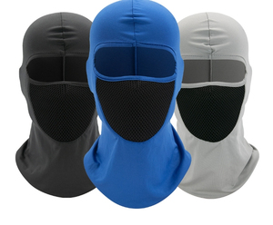 Masque cagoule intégral respirant avec cache-bouche en maille, cache-cou imperméable en Spandex pour le cyclisme en extérieur, protection intégrale du visage - Product Image 5