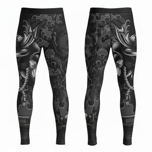 Leggings de compression d'intérieur au design tendance, imprimés par sublimation, collants de sport très extensibles pour l'entraînement, la course et le fitness, pantalons moulants - Product Image 2
