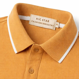 เสื้อเชิ้ตผ้าฝ้ายปิเก้ 100% แต่งขอบตัดกัน สวมใส่สบาย ระบายอากาศได้ดี มีกระเป๋าหน้าอก ปักลายตามสั่ง ผลิตภายใต้แบรนด์ของคุณเอง - Product Image 2