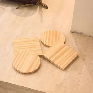 Top Quality Handmade Wooden Coaster Set for Coffee <b>Table</b> Dining Room and Home Decoration Available At Best Price - Product Image 3