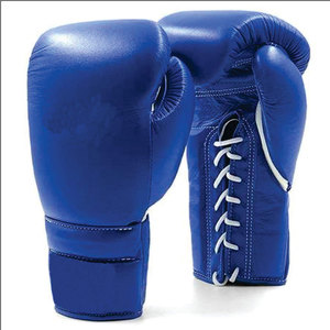 ถุงมือชกมวยหนังสีแดงเลือดหมู Econex Sports สำหรับผู้ใหญ่ แบบเต็มนิ้ว พร้อมลายพิมพ์วอเตอร์มาร์ค - Product Image 2
