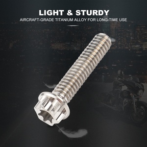 Vis de couvercle de culbuteur CNC en titane NiceCNC (9 pièces) pour Harley Street Glide FLHX/FLHXS 2017-2022 Fat Bob <span class=keywords><strong>FXFBS</strong></span> 114 2018-2022 - Product Image 3