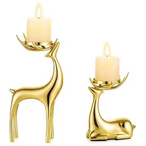 Portavelas de Metal Premium para Navidad con Diseño Elegante Recortado para Exhibiciones de Velas Navideñas, Decoración Festiva y Regalo - Product Image 5