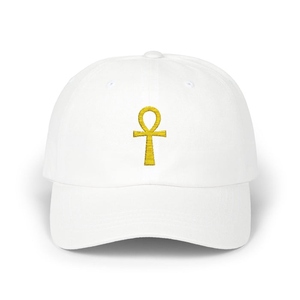 Gorra de Béisbol Personalizada del Antiguo Egipto con Bordado de Ankh, de Algodón Premium, Ajustable, Unisex, Varios Colores - Product Image 3