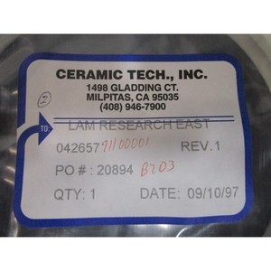 LAM 04265771100001 UPPER <b>CERAMIC</b> <b>RING</b>, 71100001 - Trusted Global Legacy Semiconductor Equipment and Parts at - Product Image 3