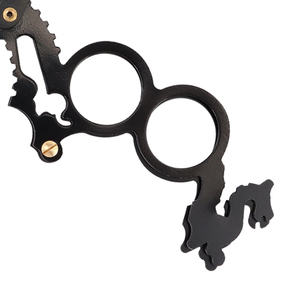 Nouvelle conception, rasoir à anneau de doigt en acier inoxydable avec poignée dragon, logo personnalisé, outil de toilettage pour hommes, accessoire de rasage pour barbe et moustache, OEM - Product Image 4