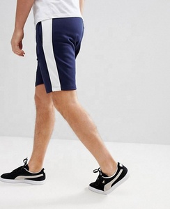 Good Quality Autumn Wear <b>Men</b> Nonwoven Cotton Fleece Quick Dry Breathable Smart Casual <b>Shorts</b> in Navy - Product Image 4