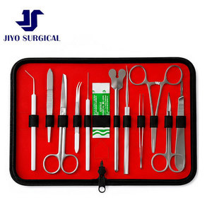 ชุดเครื่องมือผ่าตัดมืออาชีพ 12 ชิ้น พร้อมเครื่องมือสแตนเลสและกระเป๋าใส่ - Product Image 4