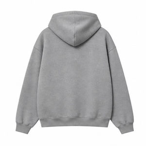 Sweat-shirt à capuche oversize pour homme, prix abordable, couleur unie, avec poches, en molleton bouclette, coupe classique, pour l'automne, personnalisable - Product Image 6