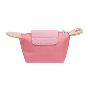 Bolso de Mano Mini con Correa de Muñeca de Nailon Rosa, Bolso Bandolera Pequeño de Moda para Mujer, Cartera de Viaje, Porta Teléfono - Product Image 4