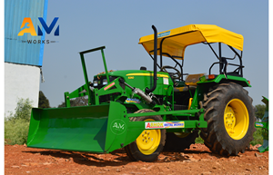 อุปกรณ์ต่อพ่วงรถดันดินขนาด 7 ฟุต 9 นิ้ว ยี่ห้อ Ashok Metal Works พร้อมใบมีดสูง 29 นิ้ว และความสูงยกได้ 30 นิ้ว สำหรับรถแทรกเตอร์ 2 ล้อขับเคลื่อน น้ำหนัก 600 กิโลกรัม - Product Image 6