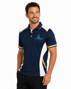เสื้อโปโลผู้ชายแบบกำหนดเอง ระบายอากาศได้ดี แห้งเร็ว เสื้อโปโลสำหรับกีฬา ปักลายตามสั่ง รับผลิตเสื้อโปโลทีมกอล์ฟ ปักลาย ขนาดสั้น - Product Image 2