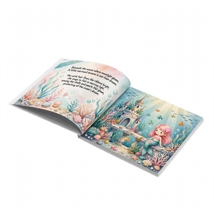 Impression de livres d'histoires illustrés avec reliure cousue Smyth, encre de soja écologique, personnalisable en usine - Product Image 6