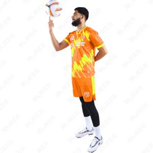 Blaze Fight Wear personnalisé adulte personnalisé 100% Polyester porter des Kits de Football Kit de Football complet ensemble uniformes de Football maillot de football - Product Image 5