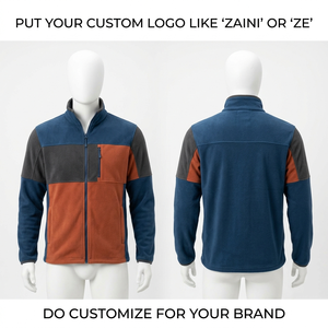240g Premium Sherpa Fleece <b>Jacket</b> for for Contrast Panel Custom Embroidery Embossed Logo OEM ODM Waterproof Breathable Men's - Product Image 1