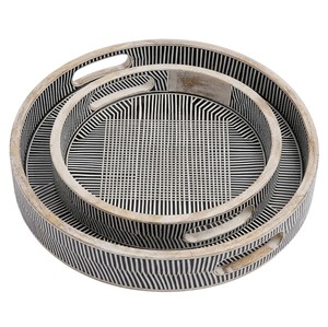 Bandeja de Servir de Madera con Estampado Botánico Hecha a Mano, Ecológica, Rectangular, Decorativa para Cocina, Comedor y Decoración del Hogar - Product Image 5