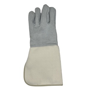 Gants de sécurité en cuir robustes personnalisés pour la soudure, résistants aux flammes et à la chaleur, équipement de protection industriel, chasse LGW-0042 - Product Image 6