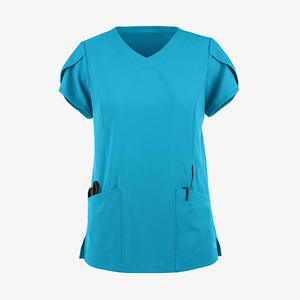 Venta de Fábrica: Blusa Quirúrgica Personalizada a Bajo Precio, Venta al por Mayor, Blusa Quirúrgica para Mujer con Dos Bolsillos, Cómoda, Traje de Enfermería - Product Image 1