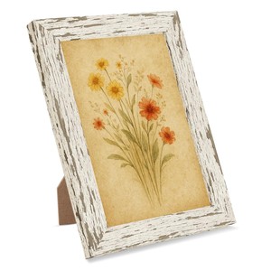 Cadre photo en bois de bambou en gros |   Finition vieillie écologique |   Moradabad - Product Image 1