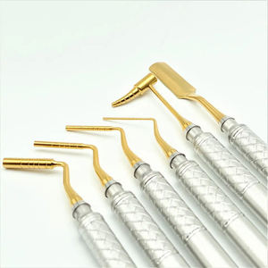 Juego de Instrumentos Dentales para Rellenos de Composite, 6 Piezas, Agarre Moleteado Plateado, Herramientas Quirúrgicas Manuales Clase I, Shuja Surgico - Product Image 3